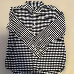 無印良品 チェック柄長袖シャツ 130