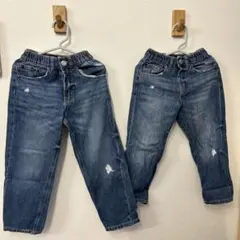値下げしました。 ZARA デニム 兄弟ペア（116と104サイズ）