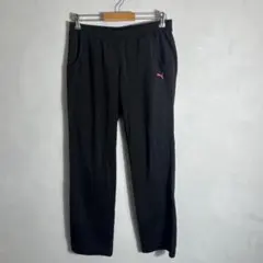PUMA プーマ/ジャージ/トレーニングパンツ/黒/ピンクロゴ/VINTAGE