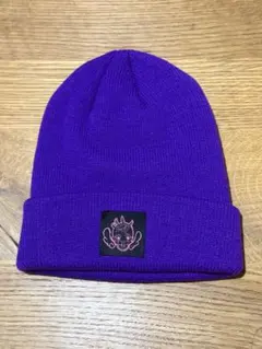 ベビタピ 紫ニット帽