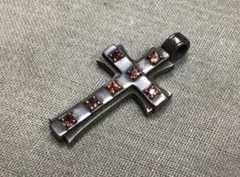 VINTAGE sv925 シルバーネックレス ペンダント クロス十字架ゴシック