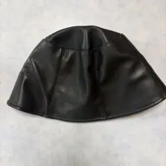 AZUL BY MOUSSY フェイクレザー バケットハット ブラックのサムネイル