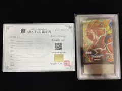ARS10 リミテッドカードコレクション ルフィ BASE SHOP 鑑定書付