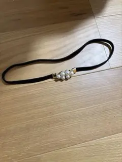 パール装飾 ベルト　ドレス　2次会　結婚式