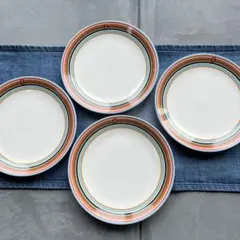 IITTALA イッタラ オリゴ プレート 20cm オレンジ 4枚 まとめ売り