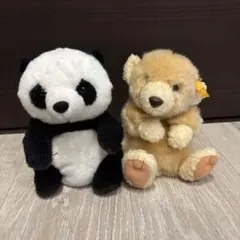 ぬいぐるみ 2体セット パンダ ベア