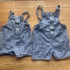 OLD NAVY デニムオーバーオール 2セット
