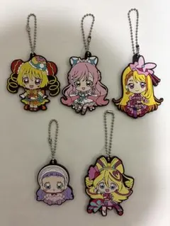 プリキュアシリーズカプセルラバーマスコットシリーズ5個セット