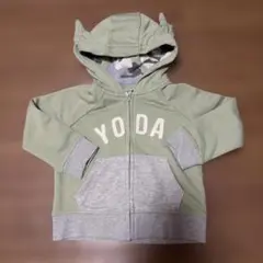 【baby GAP】ヨーダ 耳付きパーカー オリーブグリーン