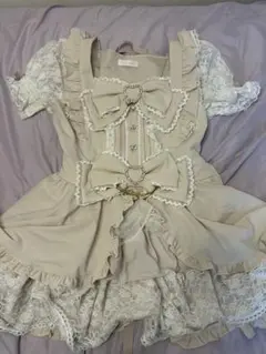 フロントカシュクールBIGリボンセットアップ