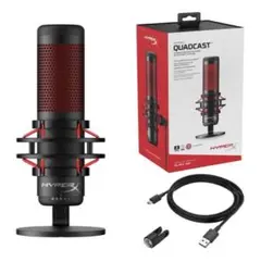 HyperX QuadCast スタンドアロンマイク マイクアーム付き 中古美品 HyperX QuadCast スタンドアロンマイク マイクアーム付き 中古美