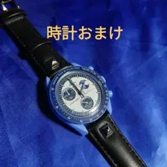 OMEGA×Swatch　ムーンスウォッチ用レザーベルト　メドール　時計おまけ