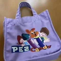 PEZ Candy ミニトートバッグ パープルのサムネイル