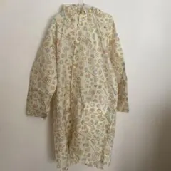 すみっこぐらし柄 フード付きレインコート150cm