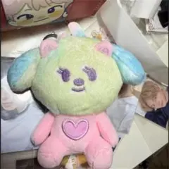 TXT　ボムギュ プルバトゥ　バムグッ レインボー キーリング