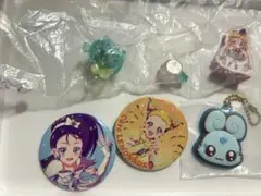 プリキュア キュアレモネード キュアイーグレット缶バッジ ラバーマスコット