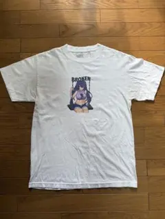 WRONGWROKS ケイトモス フォトプリント Tシャツ ホワイト L スカル 