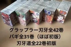 グラップラー刃牙 バギ 刃牙道 シリーズ全巻セットのサムネイル