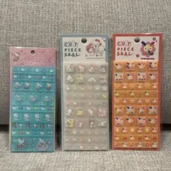 【正規品】サンリオキャラクターズ ハローキティ ウサハナ タイルシール 3枚