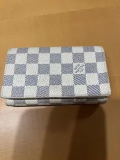 美品　ルイヴィトン ダミエ アズール　ポルトフォイユ トレゾール 折り財布
