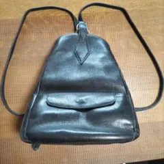 ブラックレザーリュック