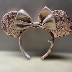ミニーマウス風スパンコールヘアバンド