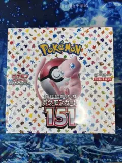 【難あり】ポケモンカード151 1box シュリンクと量販店テープ付き　箱潰れ