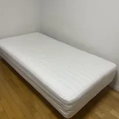 最終値下｜4/26までにお引取り可能な方)無印脚付マットレス高密度ポケットコイル