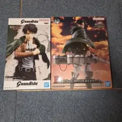 一番くじ　進撃の巨人　獣の巨人は俺が仕留める　B賞 リヴァイ　プライズセット