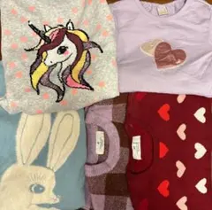 130cm 女の子 秋冬春トップス H&M プチマイン まとめ売り