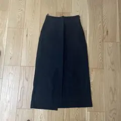 naturalcoutureレディース ロングタイトスカート ブラックのサムネイル