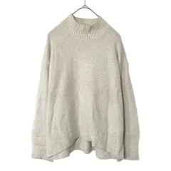 【美品】ユニクロ UNIQLO スフレヤーンモックネックセーター M