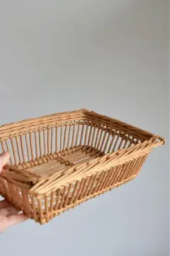 キャトルセゾン　quatre saisons バスケット　トレイ　浅型
