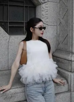 新品 CARLA カーラ Fluffy cami フラッフィーキャミ 美品 CARLA カーラ Fluffy cami フラッフィーキャミ - メルカリ