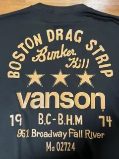 ■新品バンソンvanson伸縮性があり ストレッチで伸び伸び　半袖Tシャツのサムネイル