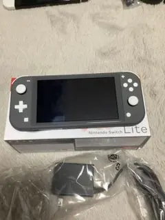 Nintendo Switch Lite グレー スイッチ ライト　未使用に近い