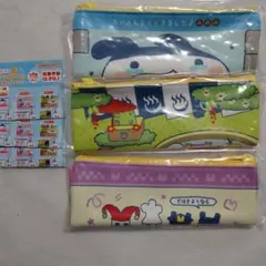 たまごっちのプチプチおみせっち グッズコレクション 　ポーチ3種