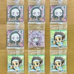 鬼滅の刃シールウエハース12 竈門炭治郎 禰豆子 KR甘露寺蜜璃 9枚セット