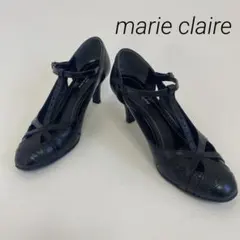 ま*!様 美品✨ マリクレール Tストラップ パンプス 黒 23.5EEのサムネイル