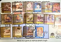 K*様 青黄ナミデッキ　ほぼフルパラ　パーツ付き