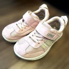 IFME ピンク スニーカー マジックテープ付き　16センチ