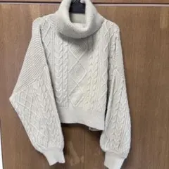 MAJESTICLEGONミントグリーン タートルネック セーター