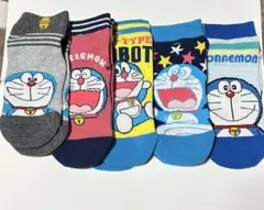ドラえもん　靴下　キャラクターソックス　5足セット