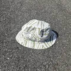 old stussy 90s バケットハット　ゼブラ　希少デザイン