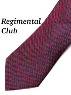 まとめ購入で大幅値引 RegimentalClub ネクタイ チェック ビジネス