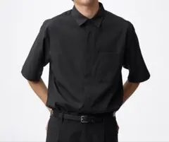 GU 半袖シャツ ブラック