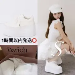 Darich ダーリッチ DDロゴキルティングスニーカー ホワイト S - メルカリ