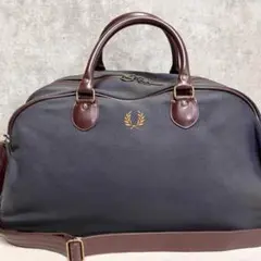 Fred Perry ボストンバッグ ネイビー