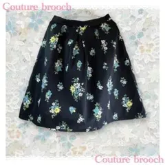 Couture-brooch 花柄フレアスカート ひざ丈のサムネイル