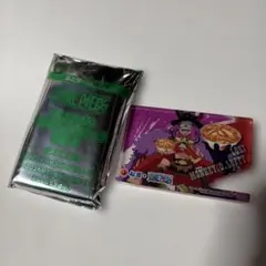 松屋×ONE PIECE オリジナルアクリルブロック 箸置き　ルフィ＆ロキ